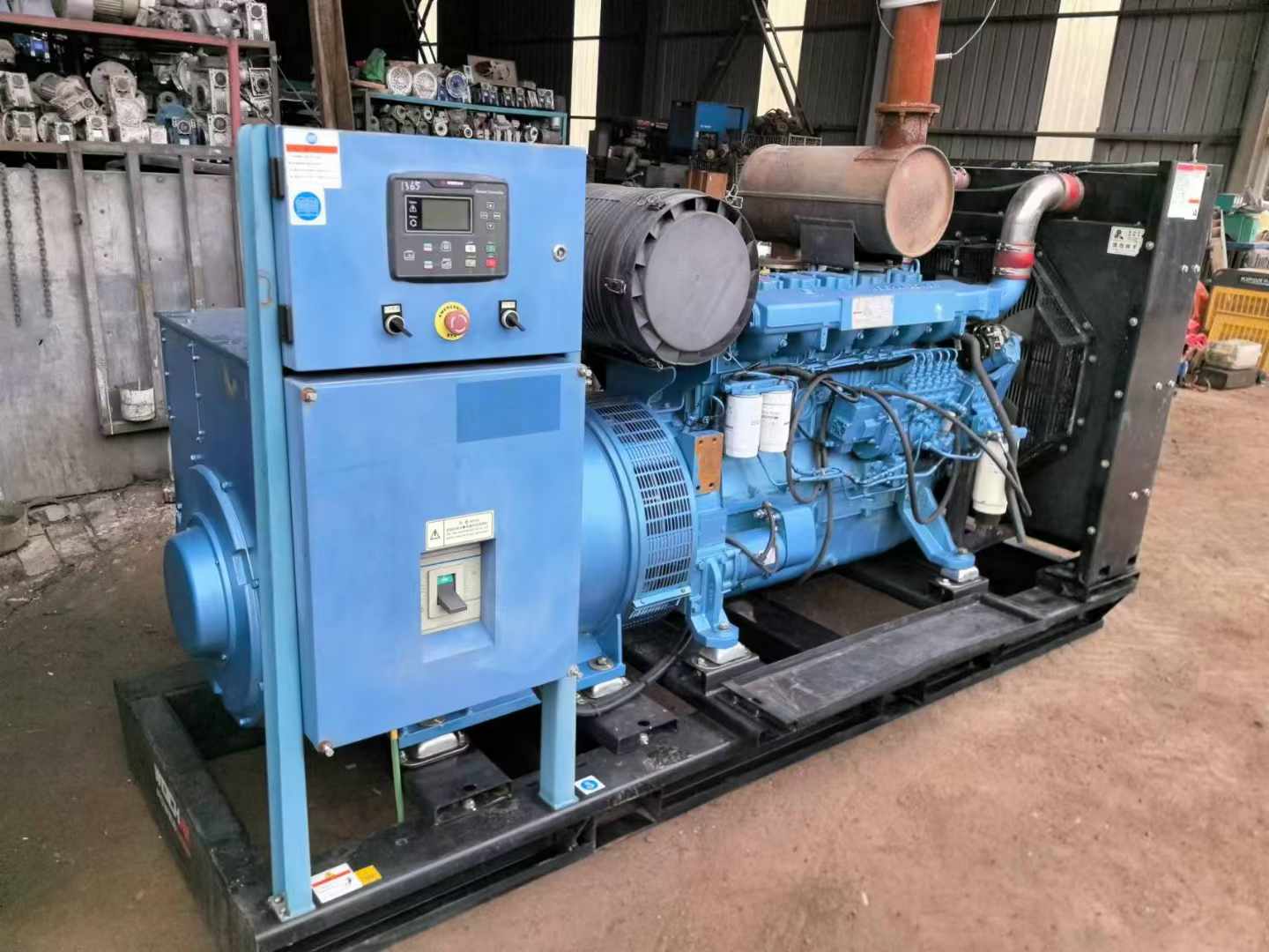 托克逊500kW 柴油发电机组可带动设备功率的计算公式是什么？